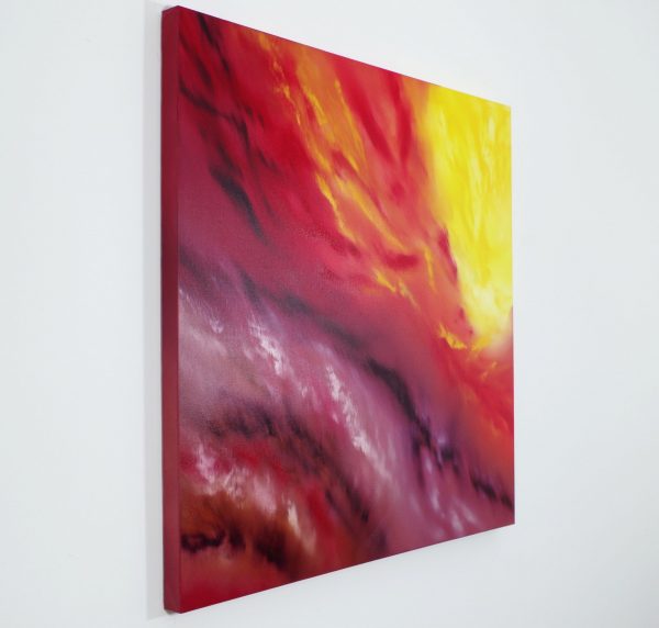 A light inside III 2018 80x80 olio quadro moderno astratto in vendita online